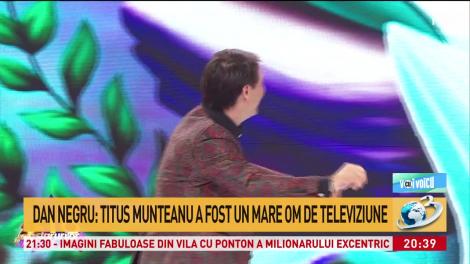 Dan Negru, despre primele sale revelioane la TV