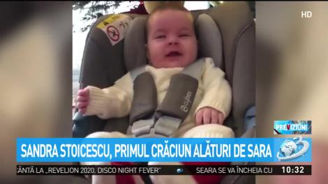 Alessandra Stoicescu, primul Crăciun alături de Sara