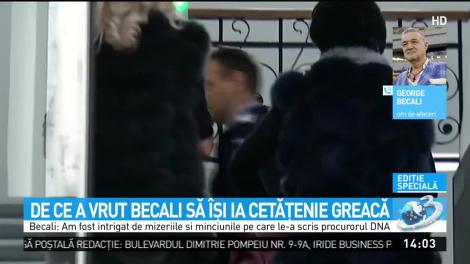 Gigi Becali, despre emigrarea în Grecia: „Rămân în România. Am fost intigrat de mizeriile pe care le-a scris procurorul DNA”