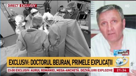 Medicul Mircea Beuran, declarații exclusive despre incidentul de la Floreasca: „În clipa în care au folosit electrocauterul, au simţit miros de priză arsă”