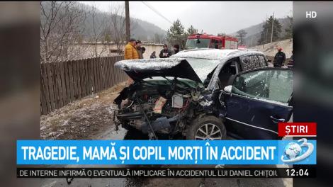 Tragedie în Bacău. Mamă și copil morți în accident