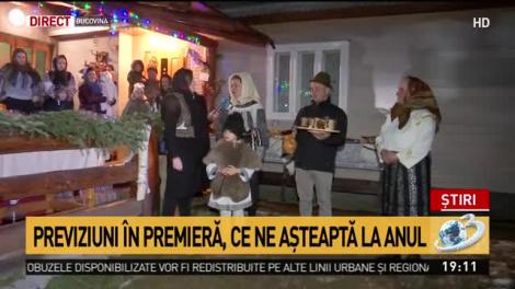 Imagini cu colindătorii din Bucovina