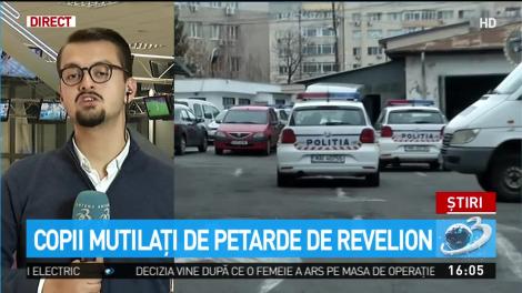 Copii mutilaţi de petarde din cauza petardelor &icirc;n noaptea de Revelion