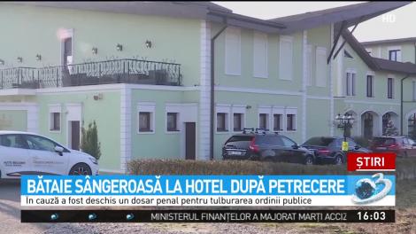 Bătaie s&acirc;ngeroasă la hotel după petrecere