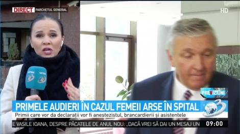 Primele audieri în cazul pacientei arse la Floreasca. Motivul pentru care chirurgul Mircea Beuran a fost lăsat ultimul pe lista anchetatorilor