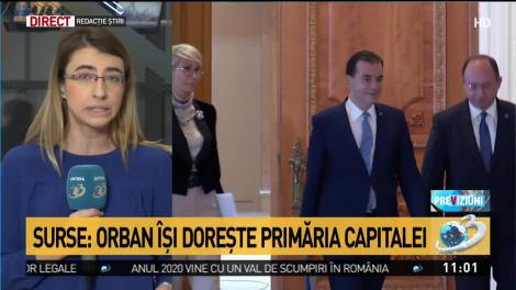 Nume-surpriză &icirc;n bătălia pentru Capitală. Surse: Orban &icirc;și dorește să se bată cu Firea pentru București