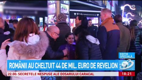 Rom&acirc;nii au cheltuit 44 de milioane de euro de Revelion
