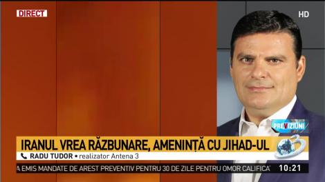 Radu Tudor: Eliminarea generalului Soleimani reprezintă un prim pas spre un posibil proces de pace