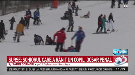 Dosar penal pentru schiorul care a lovit un copil pe pârtie, la Sinaia. În ce stare este acum băiatul accidentat