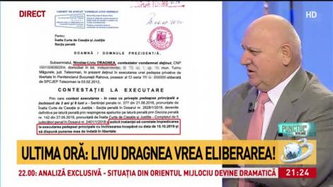 Ultima oră: Liviu Dragnea vrea eliberarea. Ce a scris în cererile depuse la Înala Curțe de Casație și Justiție - Secția Penală