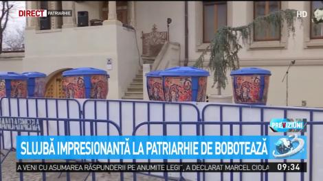 Slujbă impresionantă la Patriarhie de Bobotează! Patriarhul Daniel va oficia Sfinţirea cea Mare