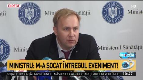 Ministrul Sănătății prezintă concluziile anchetei de la Floreasca: Pacienta a fost diagnosticată greșit cu alergie la iod