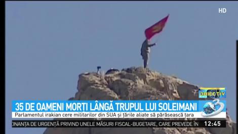 35 de oameni morţi lângă trupul lui Soleimani