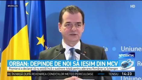 Ludovic Orban: Depinde de noi să ieşim din MCV