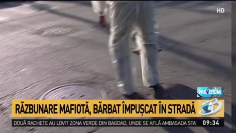 Scene șocante în Iași! Un bărbat, împușcat din spate, pe stradă! Atacatorul a tras în zona inimii - VIDEO