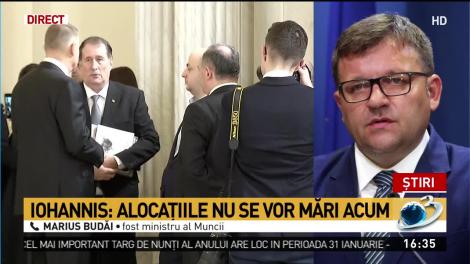 Fostul ministru al Muncii, Marius Budăi: Majorarea alocaţiilor poate avea loc şi acum