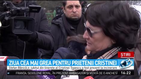 Cristina Ţopescu a fost incinerată &icirc;ntr-o linişte dureroasă . Famila şi prietenii şi-au luat rămas bun de la regretata jurnalistă
