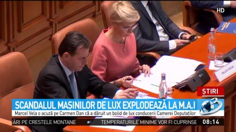 Scandalul mașinilor de lux explodează la MAI. Cine a folosit, de fapt, BMW-ul cumpărat de Carmen Dan și care a ajuns la Camera Deputațillor