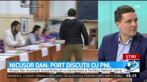 Nicuşor Dan: Candidez dacă sunt candidatul unic USR-PNL