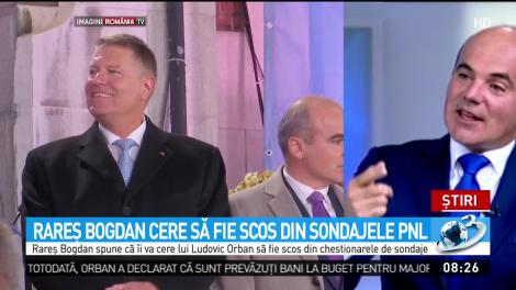 Rareş Bogdan cere să fie scos din sondajele PNL