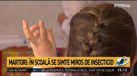 Alertă la o școală din Capitală. Se simte miros de insecticid! Mai mulți copii acuză stare generală de rău