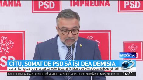 Cîţu, somat de PSD să îşi dea demisia