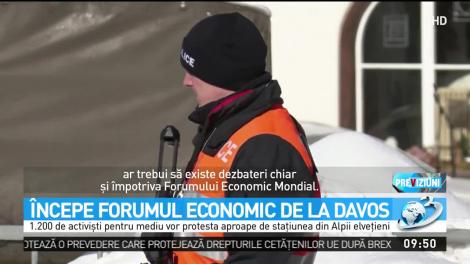 Începe Forumul Economic Mondial de la Davos