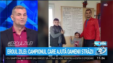 Ştefan Cojocnean, campionul care ajută oamenii străzii
