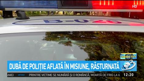 Accident &icirc;n București, &icirc;ntre o mașină a Poliției și alte două autoturisme. O polițistă &icirc;n v&acirc;rstă de 21 ani a fost rănită
