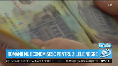 Românii nu economisesc pentre zilele negre