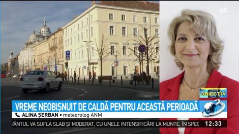 Vreme neobişnuit de caldă la sfârsitul săptămânii