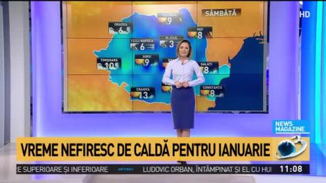Vremea neobișnuit de caldă pentru luna ianuarie &icirc;n weekend. De c&acirc;nd se &icirc;ntorc ploile?