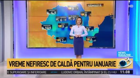 Vremea neobișnuit de caldă pentru luna ianuarie în weekend. De când se întorc ploile?