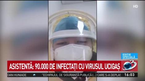 Apelul disperat al unei asistente din China: Femeia susține că peste 90.000 de oameni sunt infectați cu coronavirus