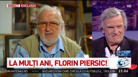 Corina Chiriac, Irina Loghin, Florin Zamfirescu, Ștefan Bănică, Draga Olteanu Matei și alte nume mari îi urează La Mulți Ani lui Florin Piersic