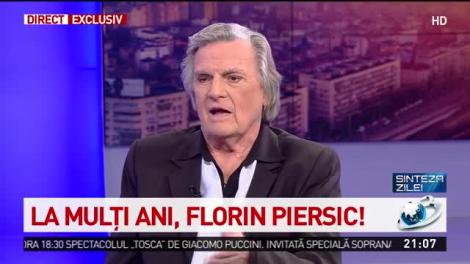 Seară-eveniment la Antena 3. Florin Piersic își aniversează ziua de naștere la Sinteza zilei