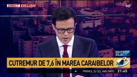 Cutremur de 7,6 în Marea Caraibelor