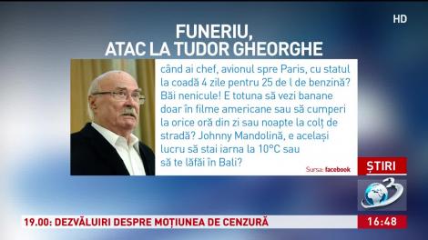 Faimosul interpret Tudor Gheorghe, &icirc;n centrul unui scandal uriaş