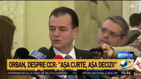 Ludovic Orban, reacție după înfrângerea la CCR: „Așa Curte, așa decizii”