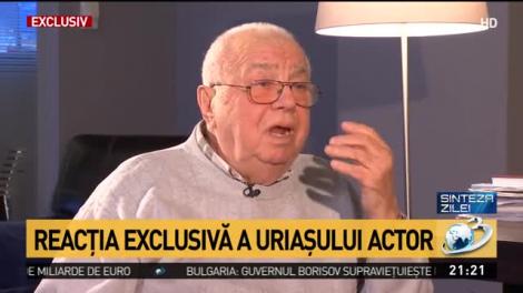 Cum a reacționat Alexandru Arșinel când a citit știrea falsă despre "moartea" lui: ”Mă șochează că-i bucură!”