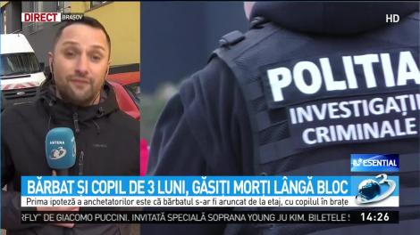 Bărbat și copil de 3 luni, găsiți morți lângă bloc