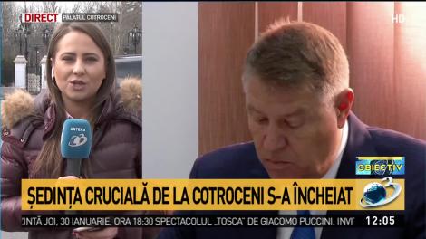 Ședința de la Cotroceni s-a încheiat: Ce a discutat Klaus Iohannis cu șefa CSM