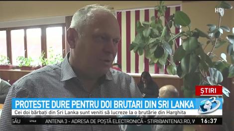 Proteste dure pentru doi brutari din Sri Lanka