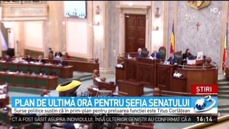 Plan de ultimă oră pentru șefia Senatului