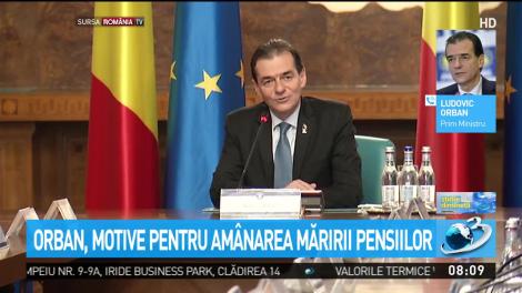 Premierul Orban vrea modificarea Legii pensiilor