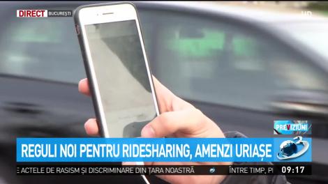 Care sunt noile reguli pentru ridesharing