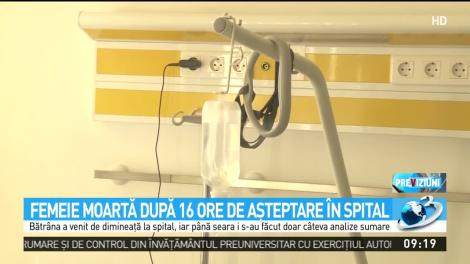 Femeie moartă după 16 ore de aşteptare &icirc;n spital