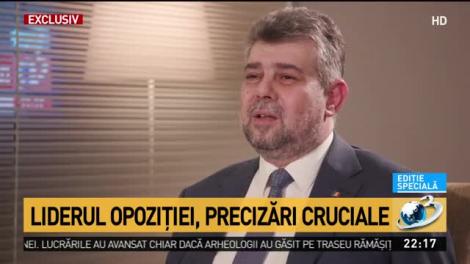 Marcel Ciolacu, la Antena 3: Cea mai lejeră formă de a declanșa anticipate ar fi fost ca Ludovic Orban să demisioneze