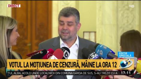 Ciolacu: Avem voturi să dăm jos Guvernul