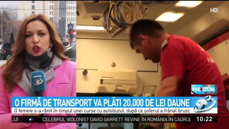 O firmă de transport va plăti 20.000 de lei daune